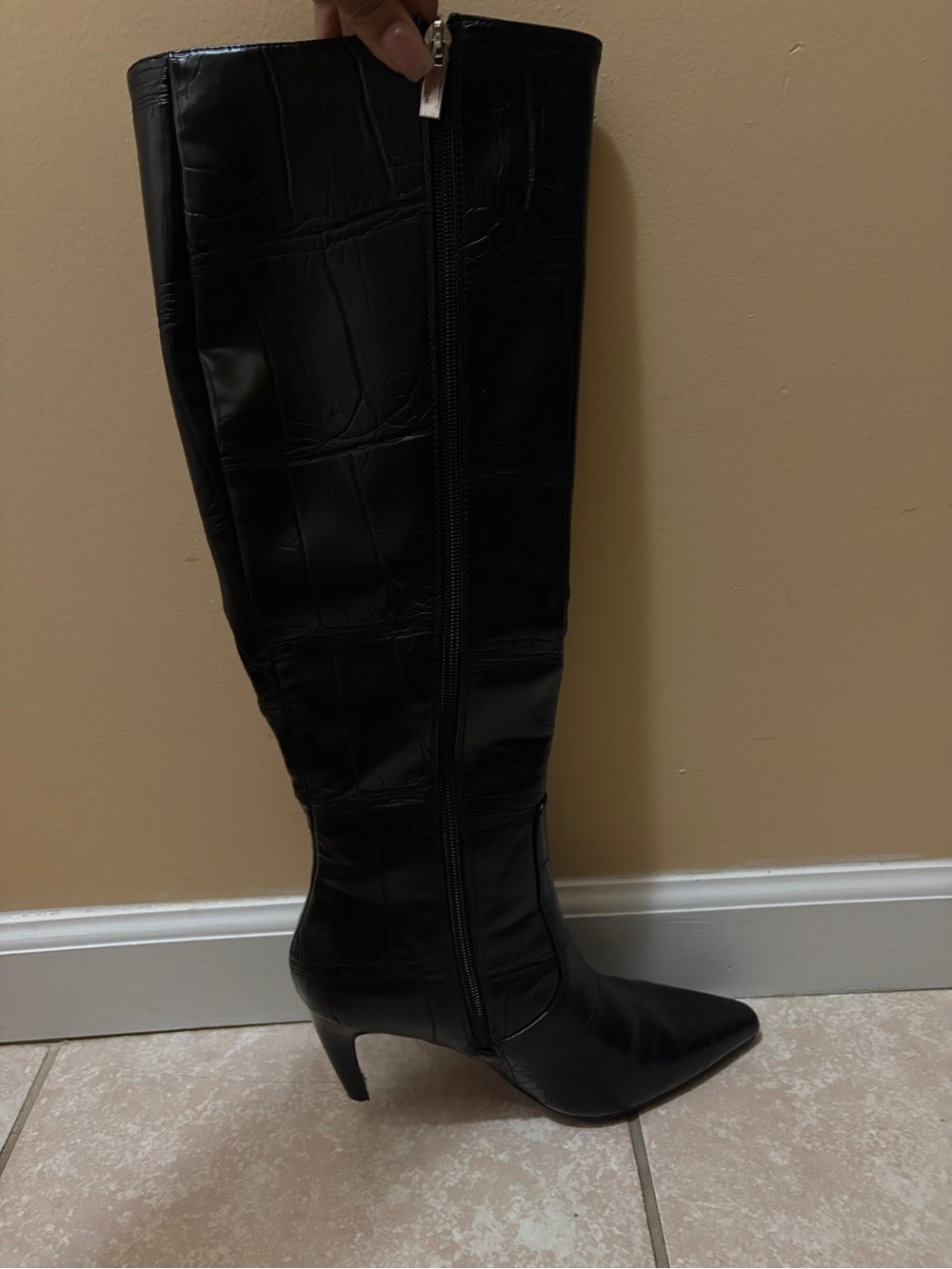 Women’s Black Pointed Toe Stiletto Booties